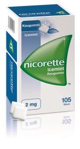 nicorette® Kaugummi icemint mit 2 mg Nikotin - 105 Stück